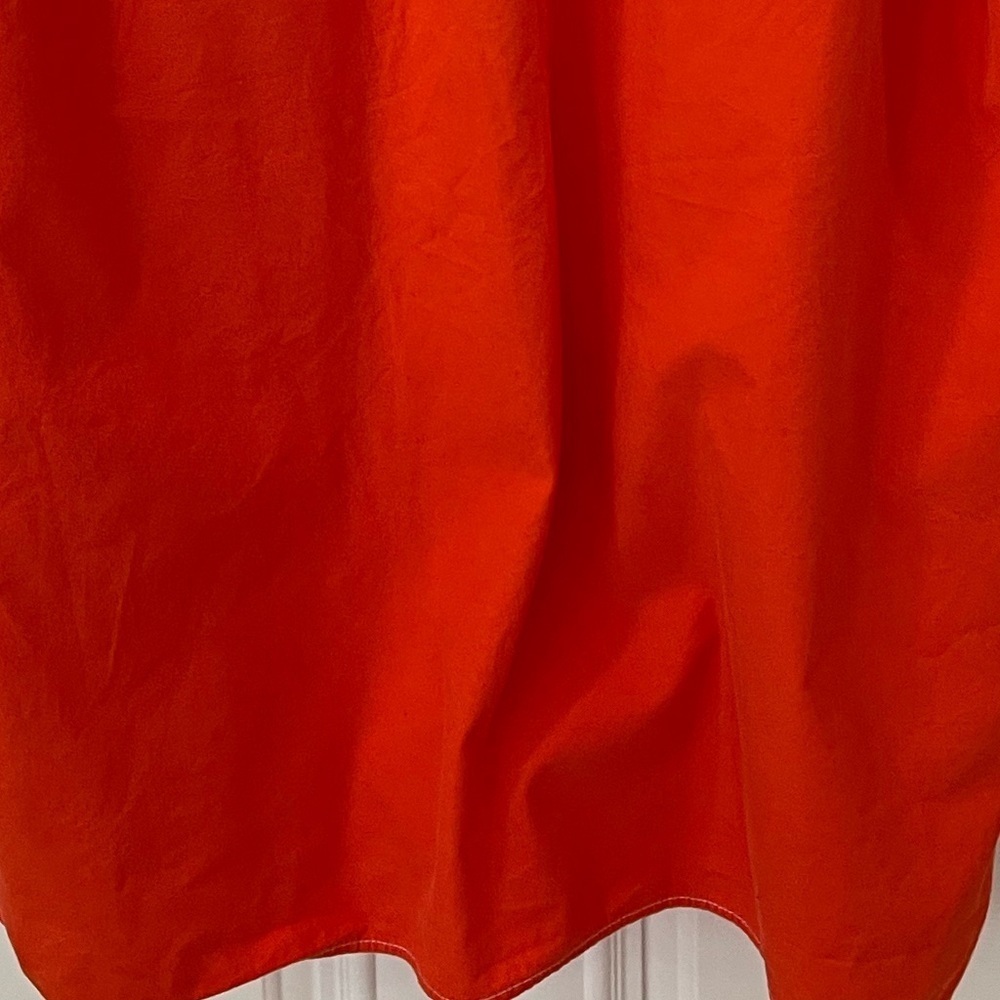 Vintage 90’s Tommy Hilfiger Shacket Men’s Large Orange Jacket shirt windbreaker - Picture 10 of 16